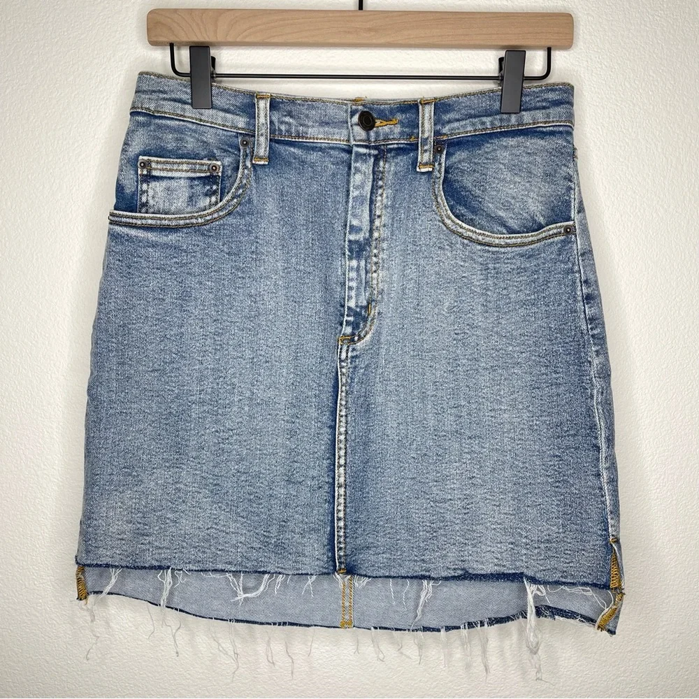 Aritzia Wilfred Free Denim Mini Skirt 8